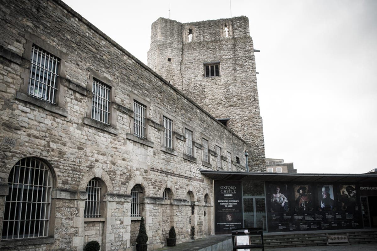 Oxford Castle and Prison outdoor courtyard