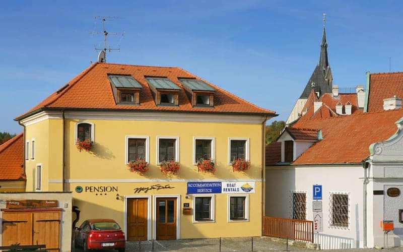 Hotel Garni Myší Díra: Se admiten perros hotel in Český Krumlov